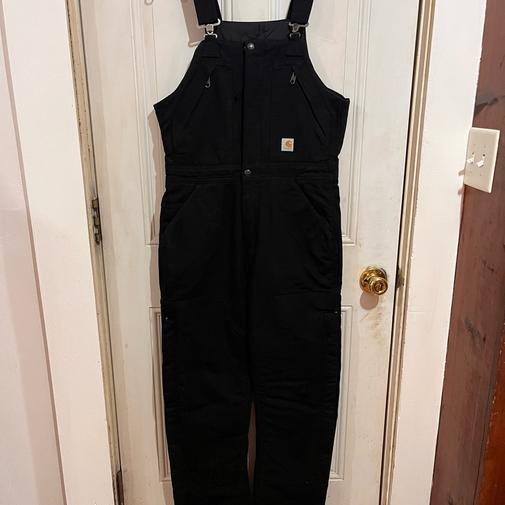 Carhartt Classic Black Bib Overalls